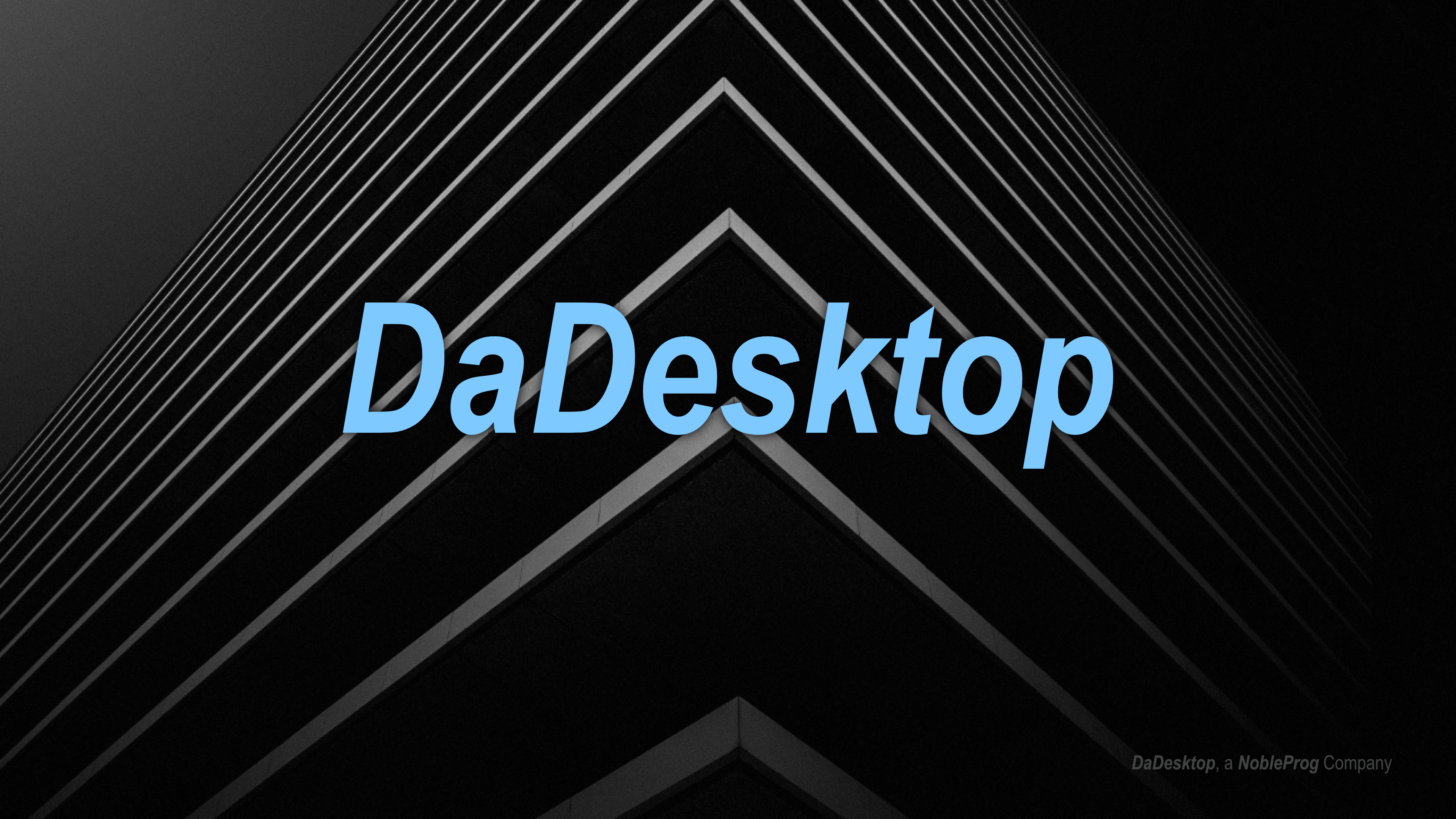 DaDesktop-Markenhintergrundbild oder Ihre eigene Marke