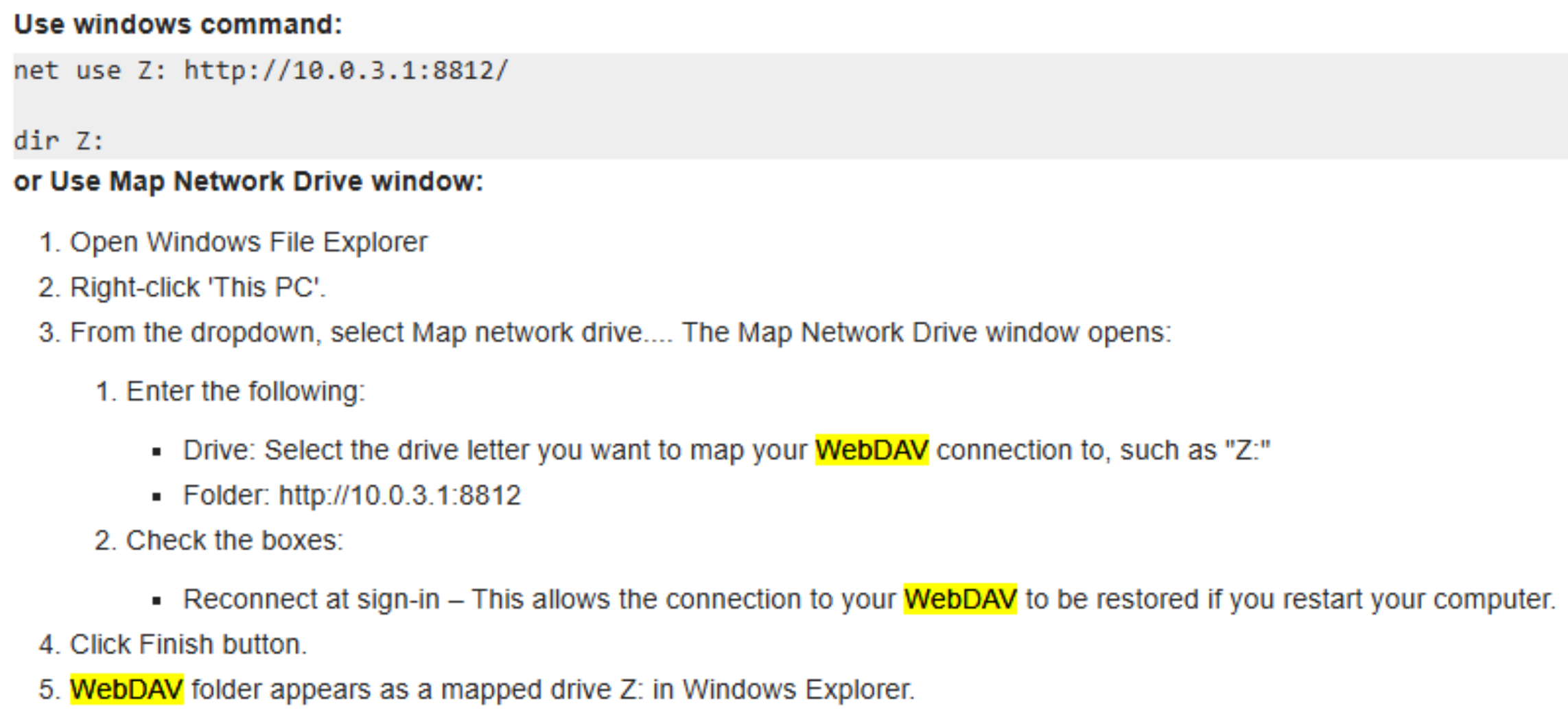 Netzlaufwerk in Windows aktivieren